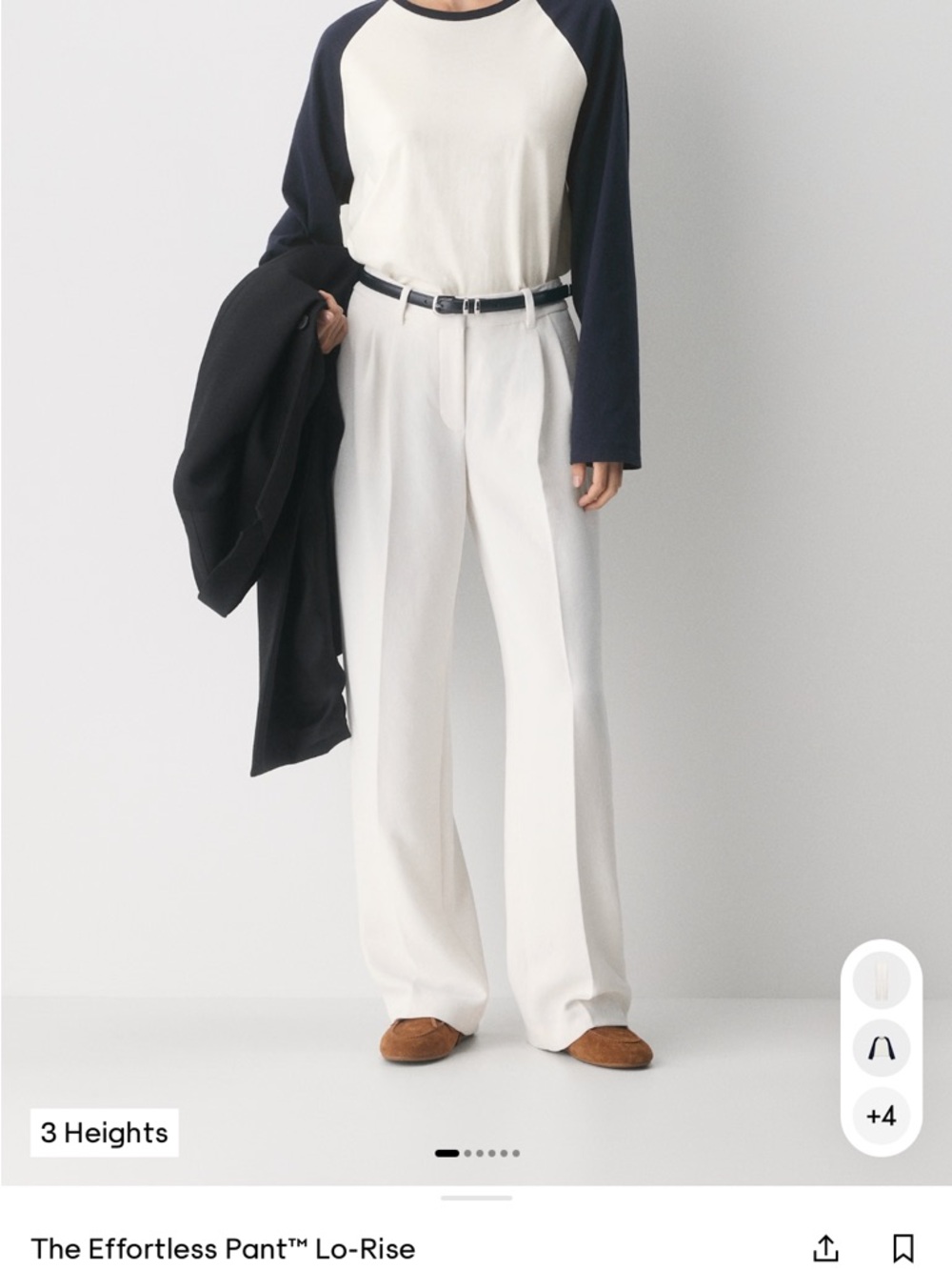 NWOT Aritzia Effortless Low Rise Pants